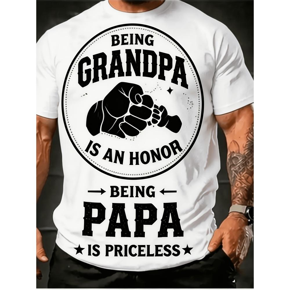 Ummer Casual Everyday Men s T-Shirt Outdoor Street Fashion Short-Sleeved Top Father s Day Gift Sports Breathable Men s T-Shirt S