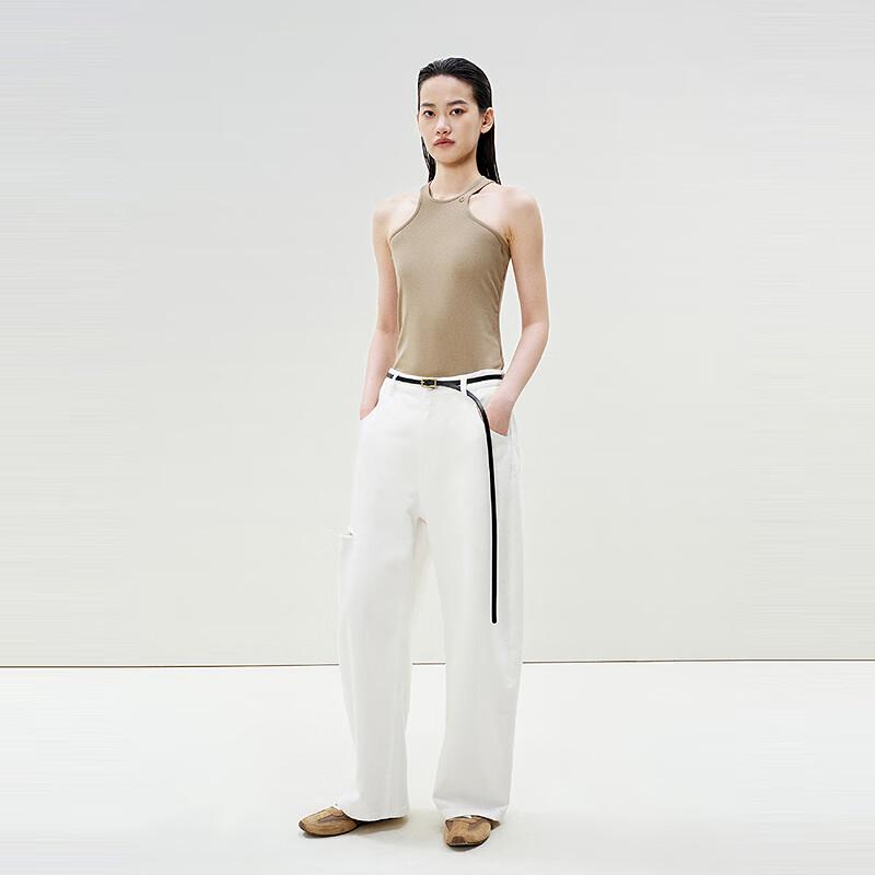 

LESS 2025 Spring Cotton Curved Leg Jeans M