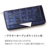 Crocodile Made in Round Long Genuine Genuine Luxury Good Money Times Feng Large Round Blue [Tokyo Crocodile] Wallet, Men's, Women's, Japan, Wallet,