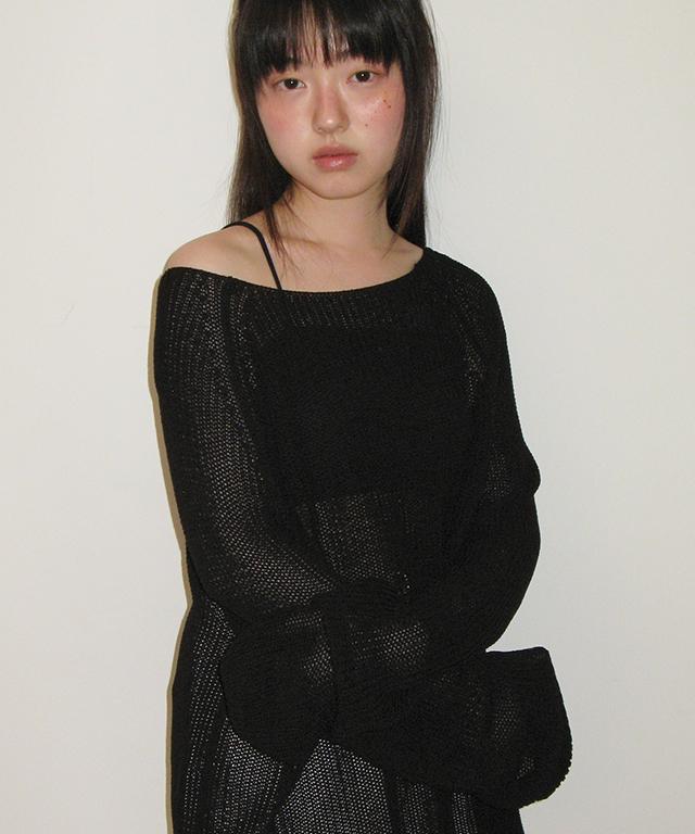 RONRON Summer Loose Fit Pullover Black