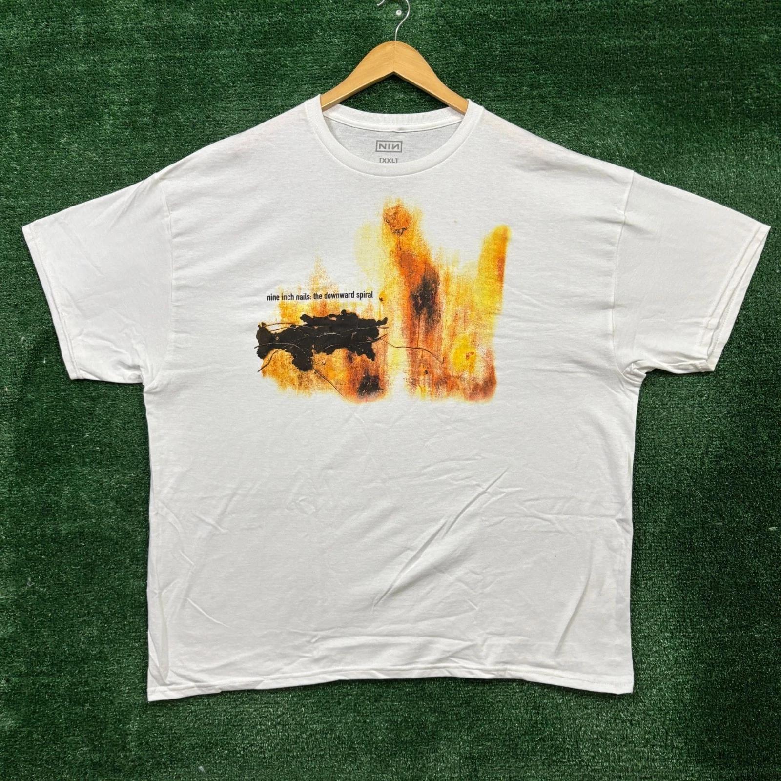 Nine Inch Nails The Downward Spiral Rock Band T-shirt Size XXL XL