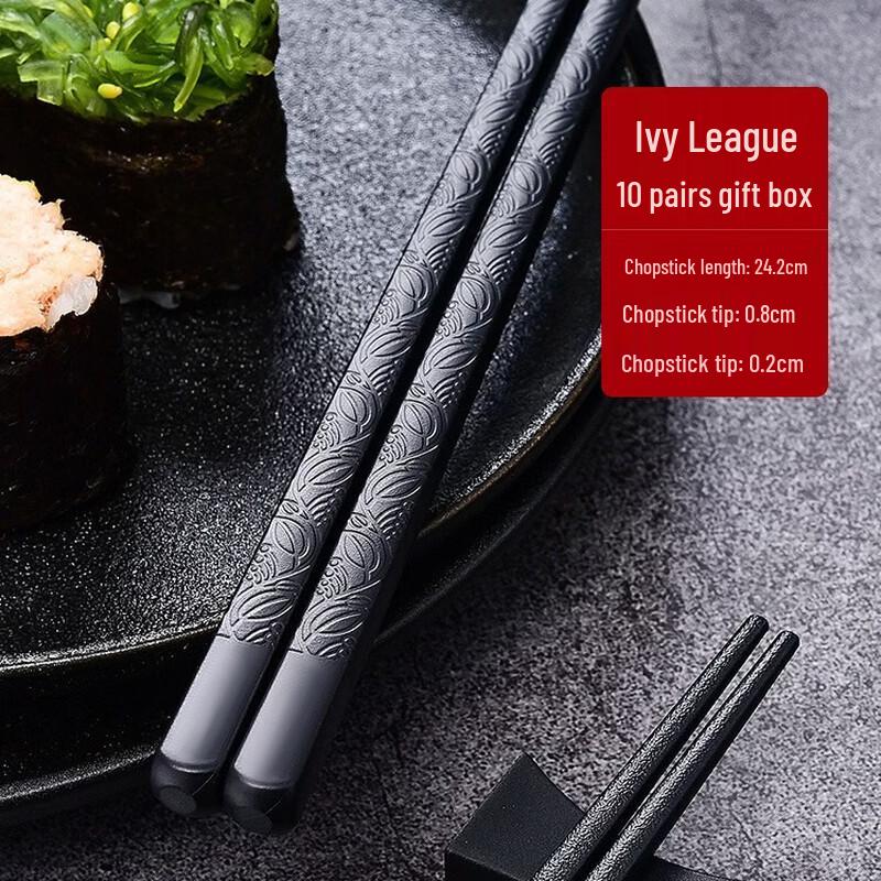 

Abay Evergreen Pointed Alloy Chopsticks Gift Set