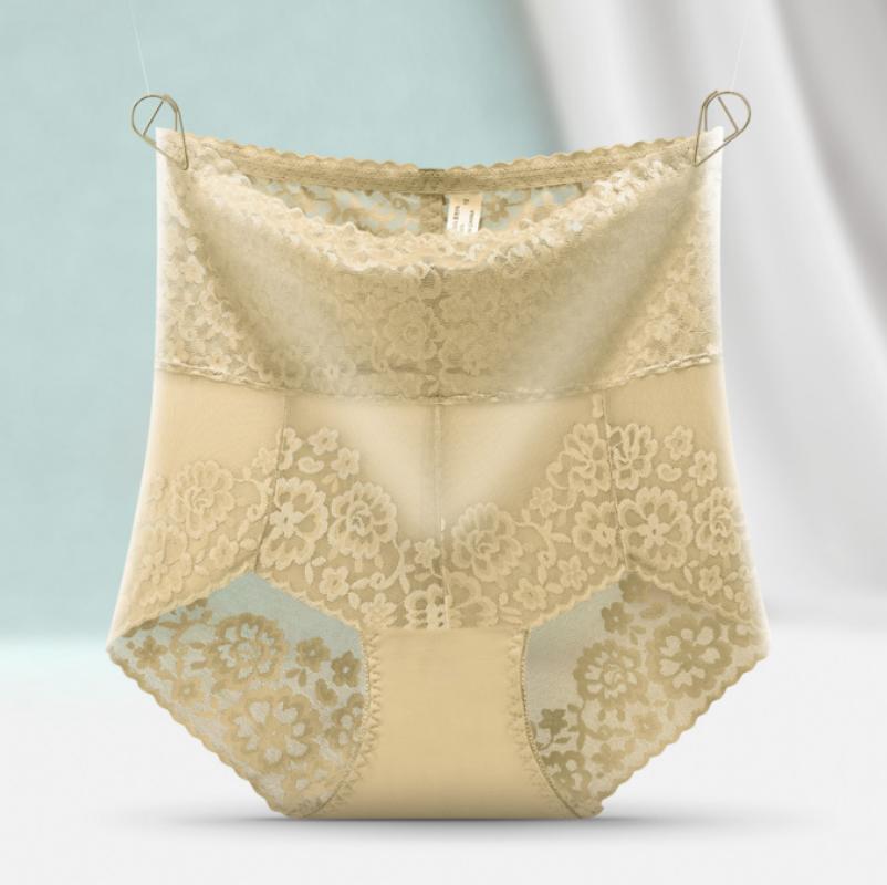 Lace Panties Seamless Women Slimming Underwear Knickers Briefs Seamless High Waist Transparent  Sexy Leggings