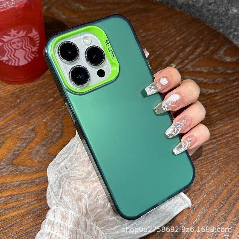 Pouzdro na mobilní telefon iPhone 15 Pro s laserovým efektem v barvě Aurora White pro Apple 11, 12, 13, 14, 13 Pro Max, XR, XS Max a 12 Pro Max.