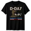 Familie Soldat Silhouette D-Day T-Shirt Tee 1944 Zweiter Weltkrieg Normandie Outfit#DD