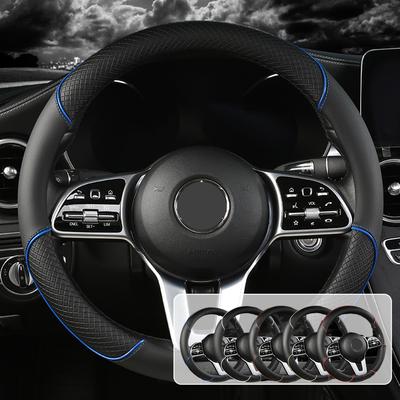 Pokrowiec na kierownicę samochodową D Type Auto Sport do BYD Atto 3 Atto 3 EV Yuan Plus Nissan X-trail Qashqai Rogue Sport Toyota CHR