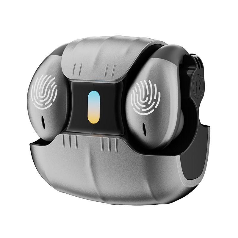 New OWS bone conduction clip ear type ultra-long standby painless ear sports music call Bluetooth LED noise canceling headset