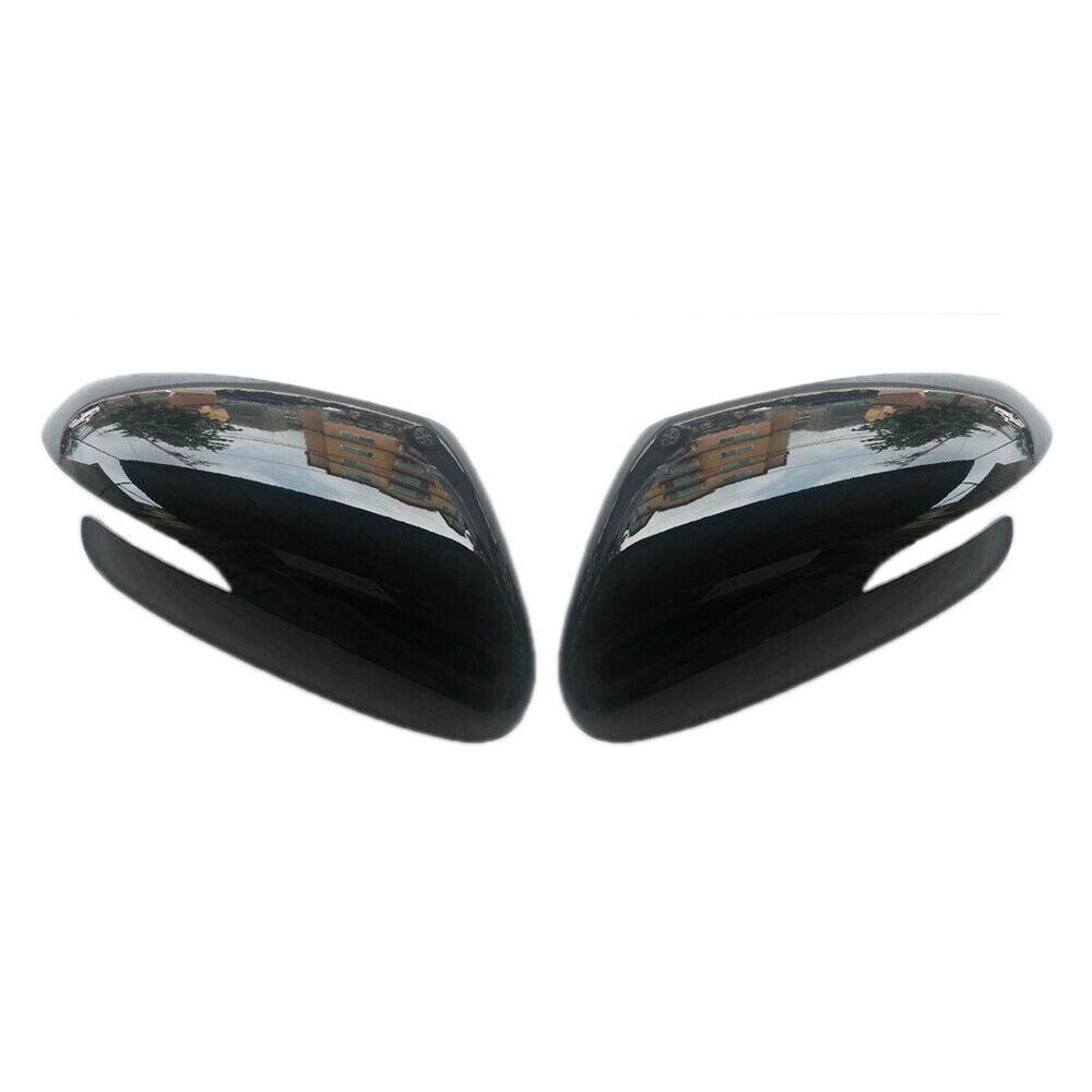 For KIA K3 Forte 2013-2018 Car Replacement Rearview Side Mirror Cover Wing Cap Exterior Door Case Trim Housing Carbon Fiber Look