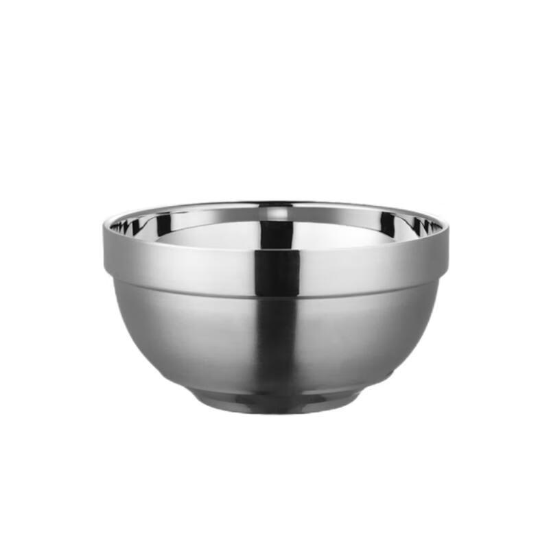 Qianxing 304 Stainless Steel Double-Layer Insulated Bowl