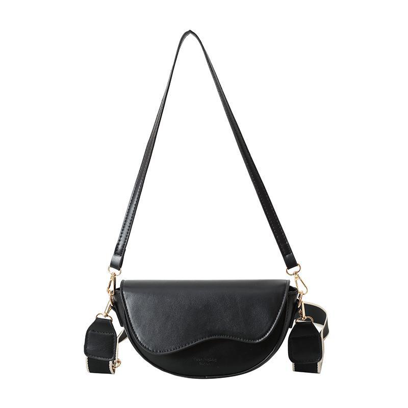 Women's Winter 2023 Simple Casual Crossbody and Shoulder Saddle Bag