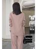 Southeast Asia Women's Plus Size Wide-Leg Pants Two-Piece Set - Spring/Autumn Fashion