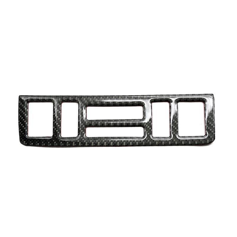 For BMW 3 Series E46 1998 1999 2000 2001 2002 2003 2004 2005 Car Carbon Fiber Center Control Dashboard Panel Air Vent Cover Trim