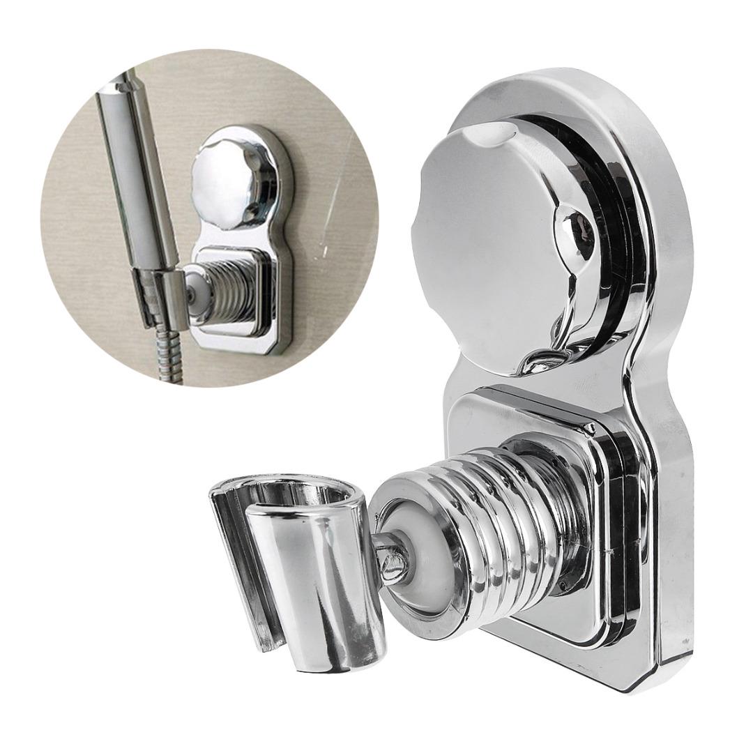 

PDTO Универсальный хромированный настенный душ для ванной комнаты, прочный держатель на присоске