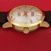 HAND-WINDING SWISS MONTINE 17-JEWELS MENS SILVER DIAL WRIST WATCH A421129-2