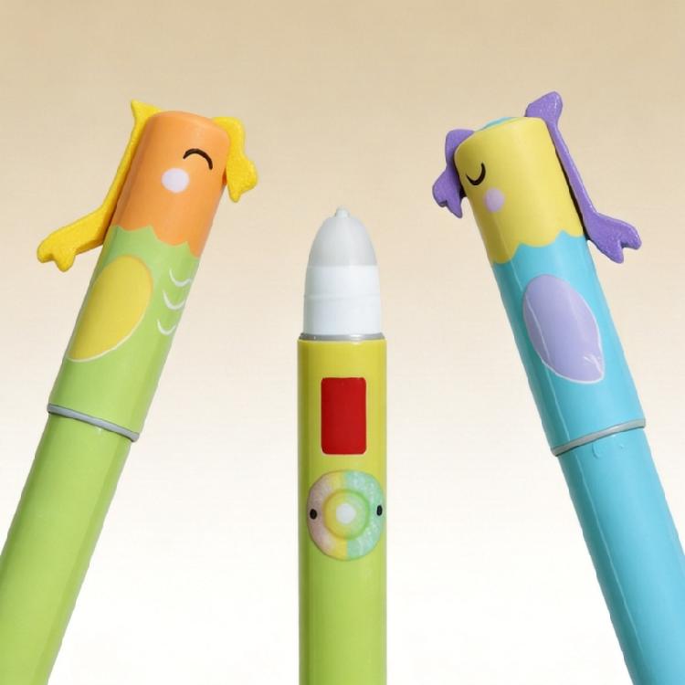 Valentines Themed Plastic Gel Pen Ergonomic Grip Erasable Gel Pen for Student Artists Sketching Note Taking And Doodling