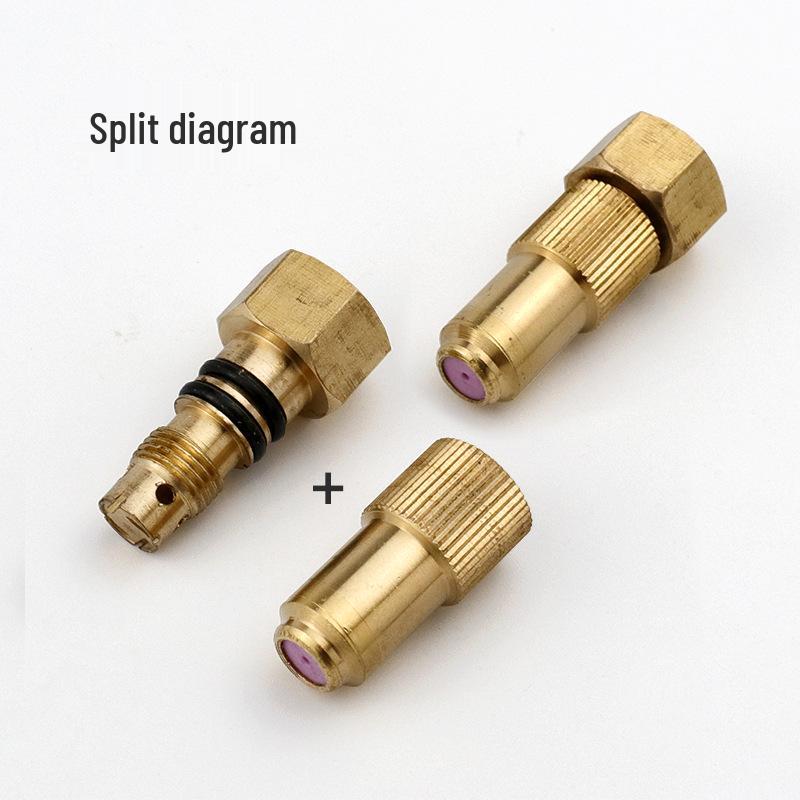 Adjustable Copper Ceramic Garden Sprayer Head for Watering, Irrigation, Dust Removal, and Humidification
