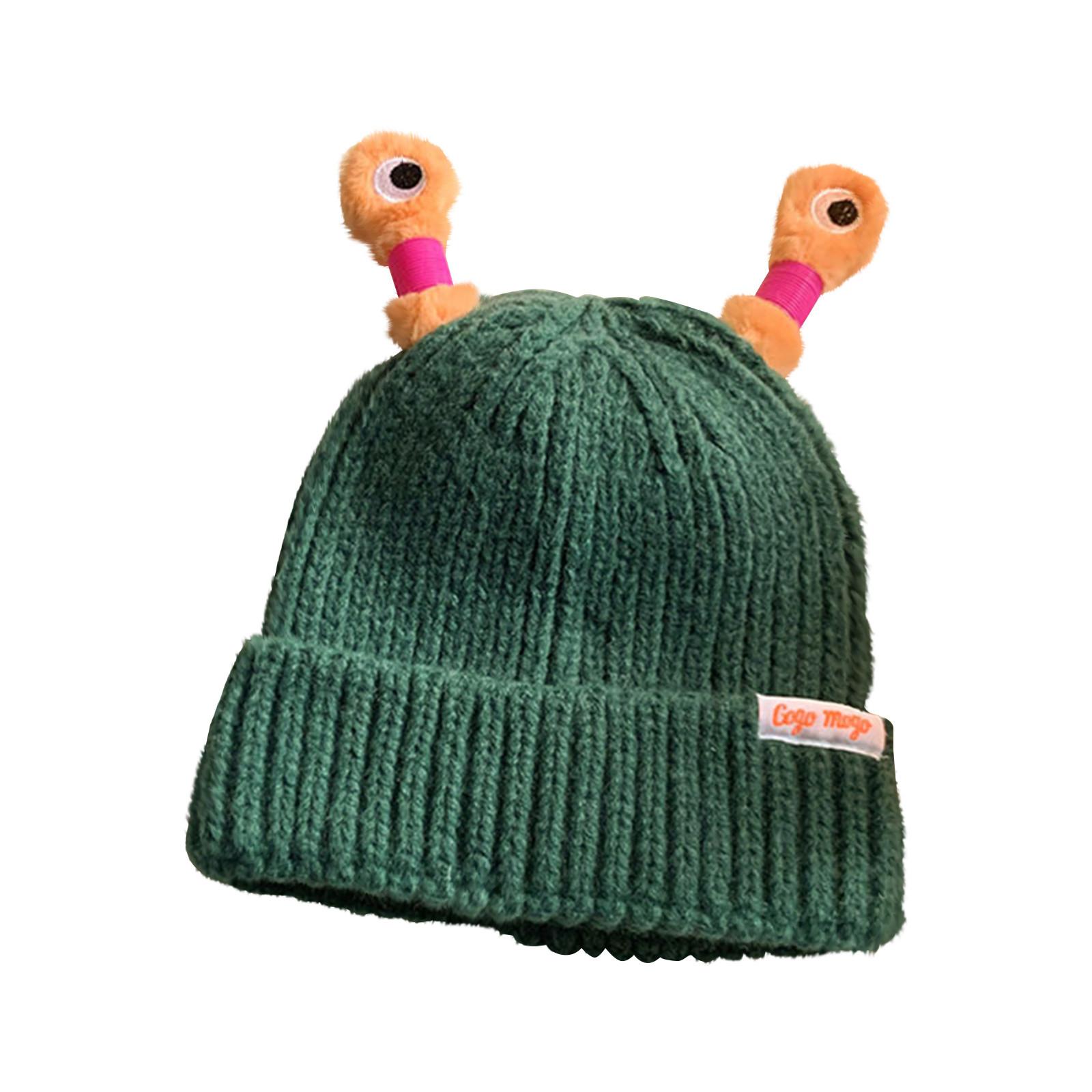 

Зимняя светящаяся вязаная шапка для родителей и детей One Size