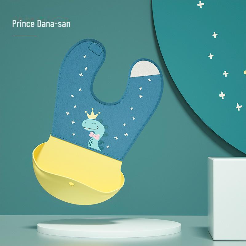 Waterproof Silicone Baby Bib - Super Soft & Anti-Dirt for Eating and Saliva