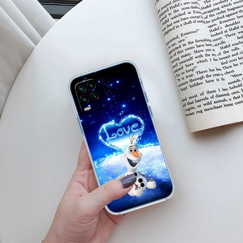 Frozen Olaf Elsa Anna Transparent Phone Case for Motorola Moto G40 G04 G05 One Ace Action Fusion + Plus Hyper Macro Vision Zoom
