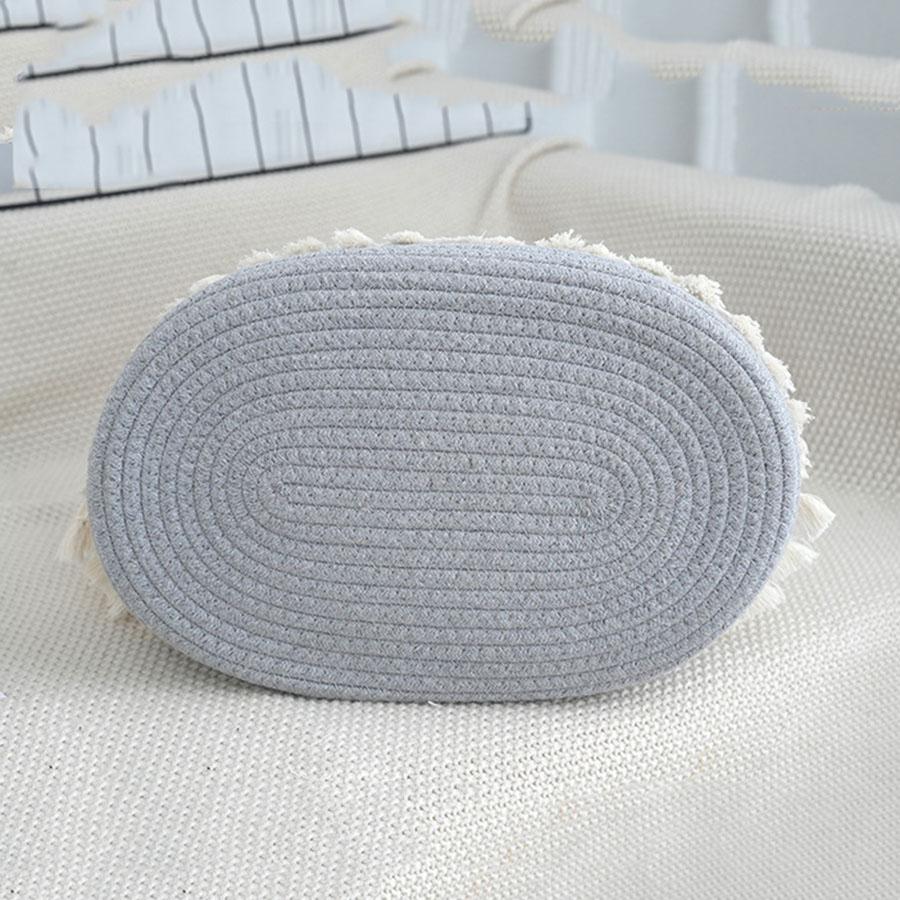 Fashion Multifunctional Cotton Rope Diaper Caddy Bag Baby Feeding Bottle Toy Diaper Organizer Storage Basket Bags In Home Car