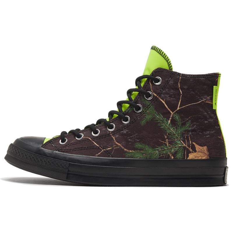 

Converse Chuck 70 Gore-Tex Удобные Повседневные Высокие парусиновые Унисекс Черный Камуфляж 42
