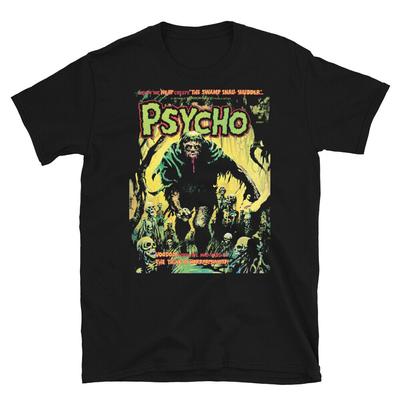 Psycho Comic No 11 March 1973 Black Short Sleeve Unisex T-Shirt