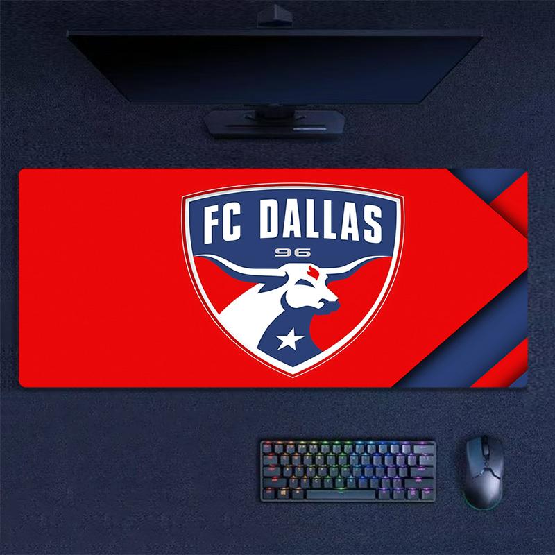 FC Dallas Print Cushion Non-slip Laptop Tablet Big Mousepad XXL Mat Mini PC Playmat With Lock edge