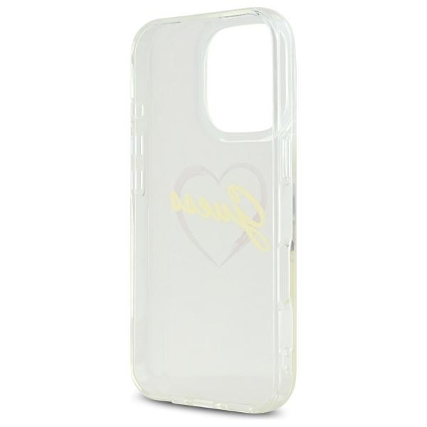 Guess Guhcp16Xhchgspt Iphone 16 Pro Max6.9 Przeźroczysty/Transparent Hardcase Iml Heart