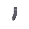Men's Thick and Warm Mid-calf Socks for Autumn and Winter, Simple and Versatile Sports Socks with Two-bar Color Matching