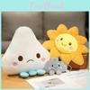 Theme Plush Weather Toy Cloud Thunder Rain Sunny Day Soft Doll Gift Kids Teens