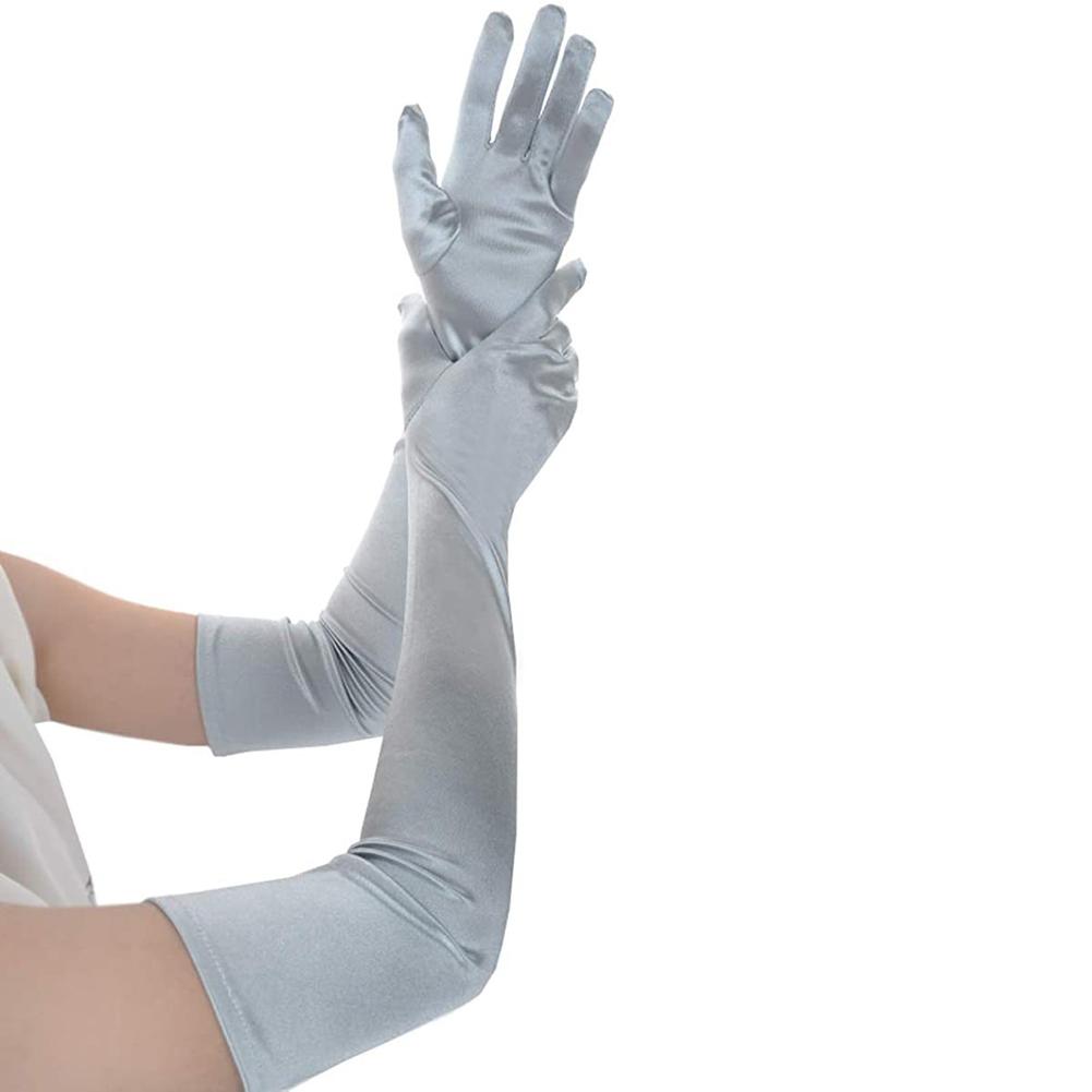 Comfortable Fit Evening Gloves Satin Gloves Elegant Design