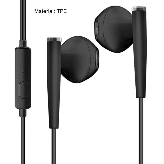Wired Earbud Fevers Sensitive Ergonomic 3.5mm Sound Quality Wired Super Bass In-ear Earbud