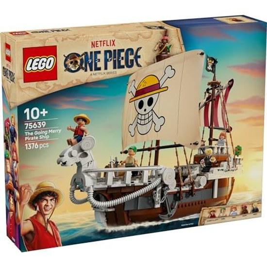 LEGO One Piece Pirate Ship Going Merry Luffy Straw Hat Sanjis Kitchen Namis Orange Grove Wanted Poster Toy Block Birthday Present Fathers Day Boy Girl