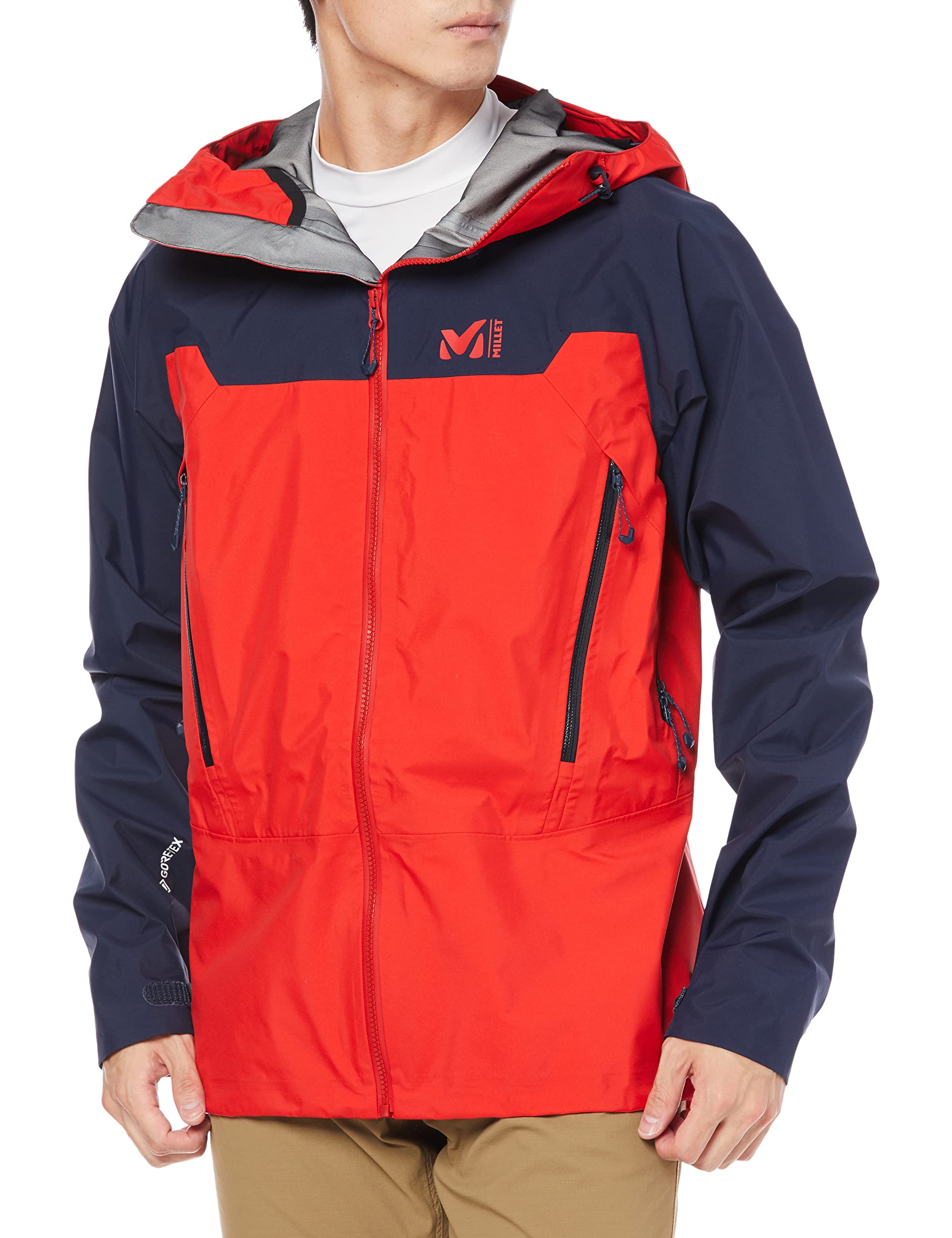 

Waterproof Jacket Cametto Light Jacket MIV7739 S [Millet] Gore-Tex Men s ROUGE/SAPHIR