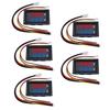 5pcs Red Blue LED DC 10A Digital Voltmeter Ammeter Dual Display Voltage Detector Current Meter Panel Amp Volt Gauge 0.28inch 0-100V