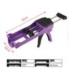 Labor-Saving Double-Tube Manual Tile Grout Gun