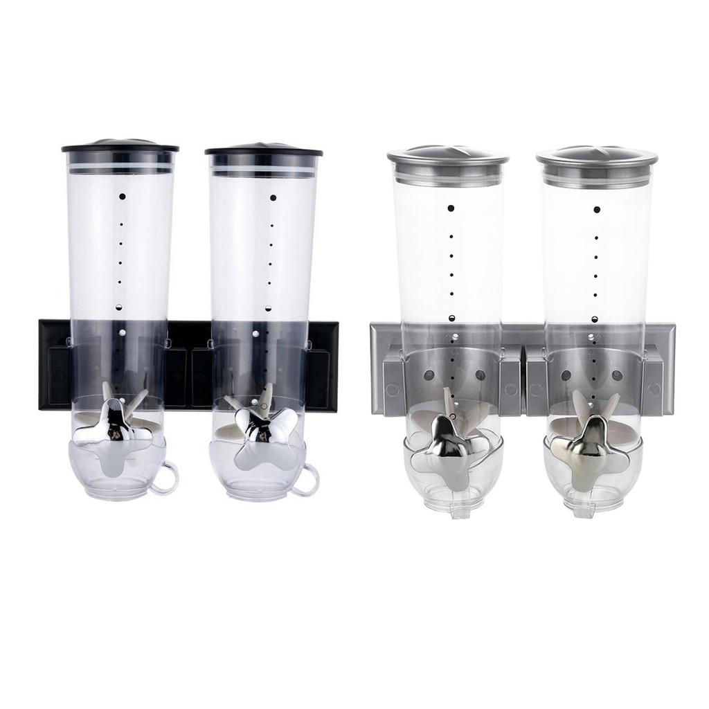 Dry Food Cereal Dispenser Decor Bin Can Versatile Jar Convenient Candy Dispenser Machine for Snack Holiday Home Gift Pantry