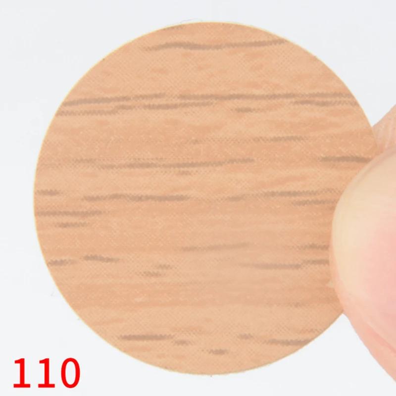 54pcs/Sheet Self Adhesive Furniture Screw Cap Cover Stickers Round Stickers for Home Wood Craft Desk Cabinet Decorative Decals
