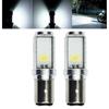 1x BA20D H6 Motorcycle LED Headlight Lamps Hi/Low Beam Conversion Bulbs White 12V 8W 5000K Light Bulb Fits For All Motorcycles
