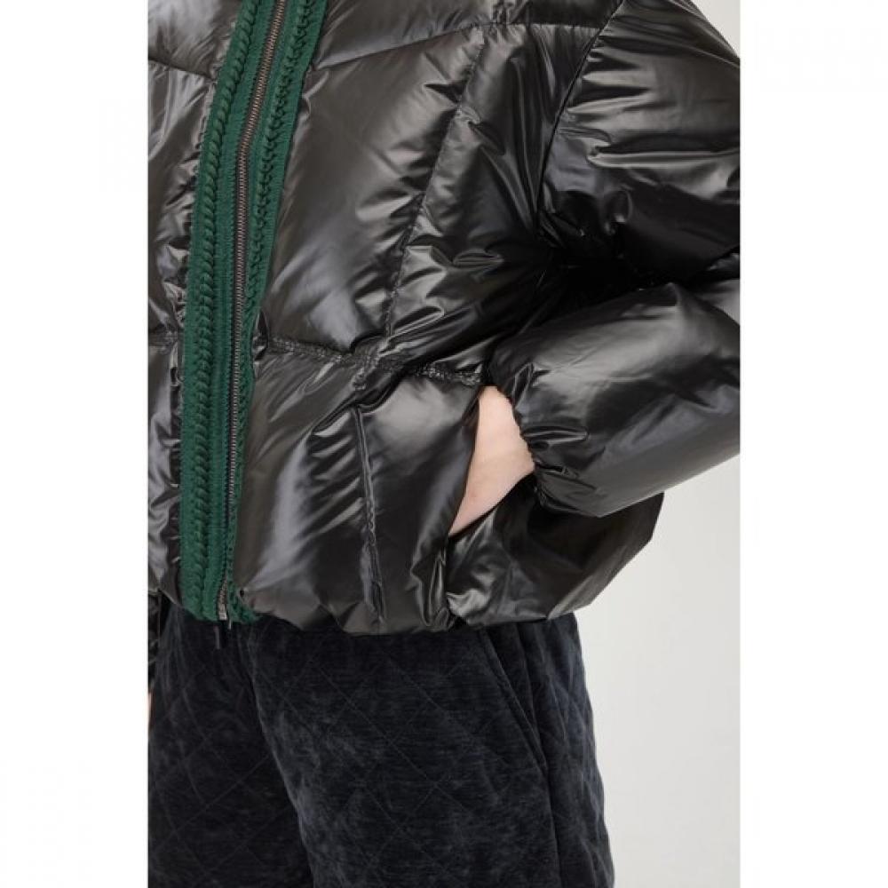 Benetton Color Knit Taping Short Down Jumper Bapde5561