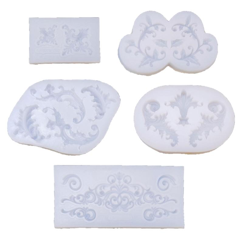 Professional Grade Fondant Border Mold Set With Intricate European Patterns Dishwasher Safe Baking Essential