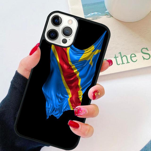 Congo Democratic Republic Flag Phone Case for iPhone 17 Air 16 PRO MAX 15 14 PLUS 12 11 13 coque Cover Fundas coque