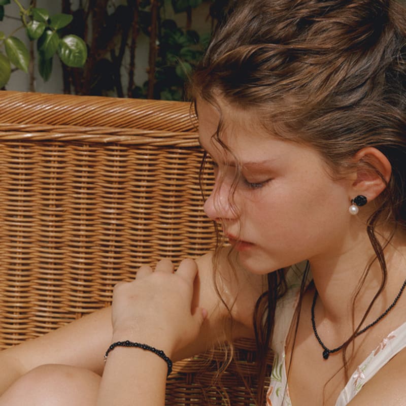 

VINTAGE HOLLYWOOD Vine Beads Bracelet_VH2435BR002M Red