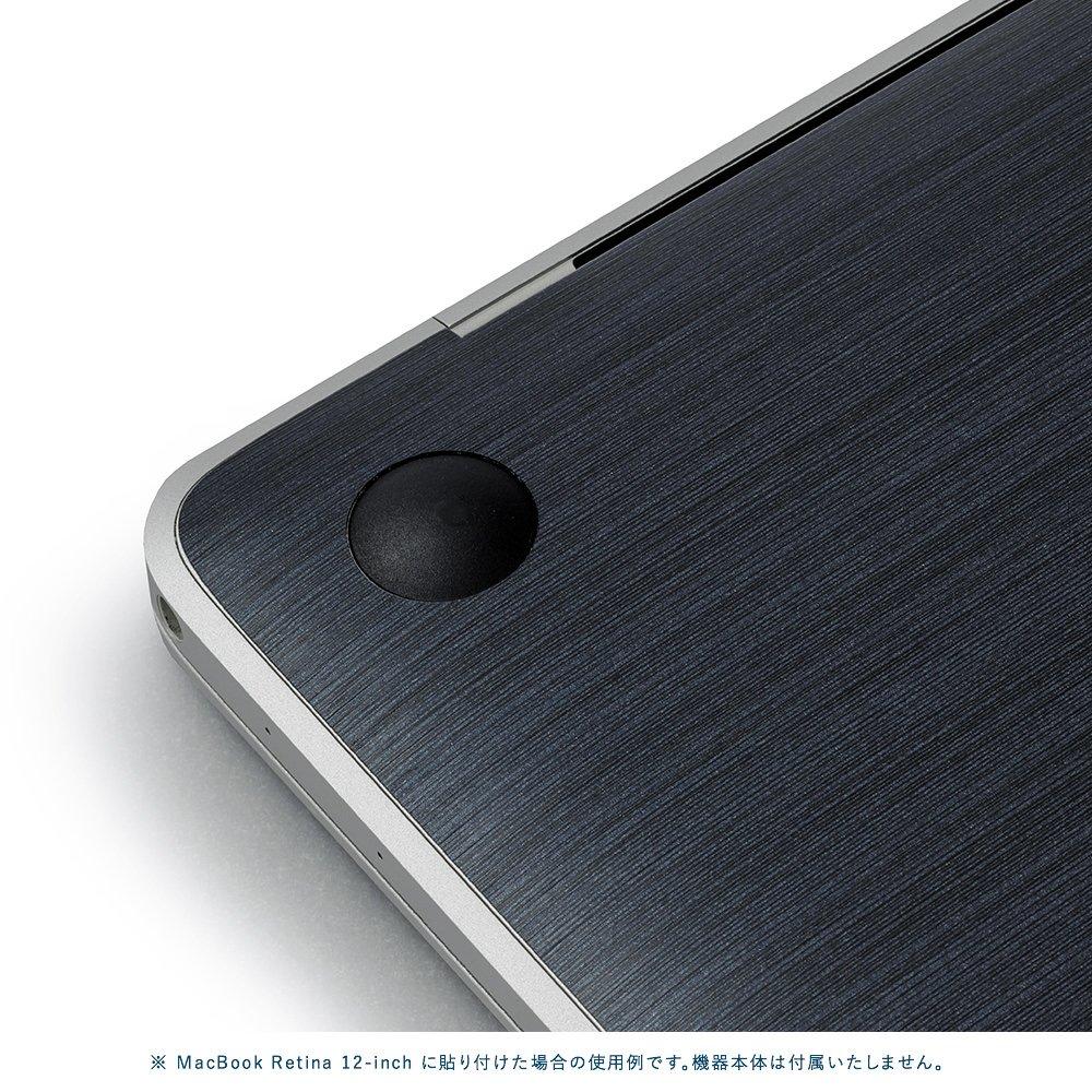 Wraplus Skin for MacBook Air Brushed Packaging 13-inch (M4, M3, M2, 2025, 2024, 2022) [Navy Metal], Eco-Friendly