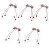 Ornamental Textile Cordwork for Traditional Dressmaking, Chinese Style Fabric Trim with Long Drape Detail for Apparel Use