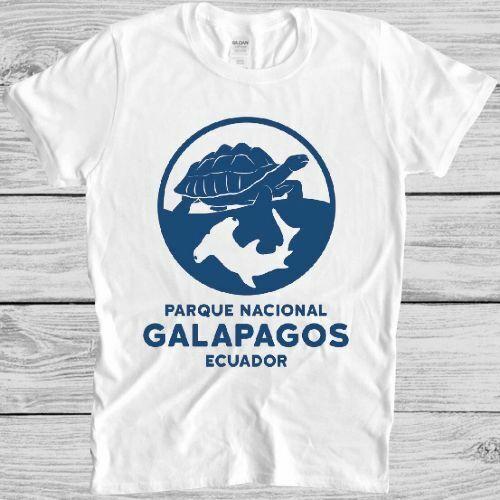 

Galapagos Island T Shirt National Park Turtle Shark Vintage Cool Gift Tee M172 2XL