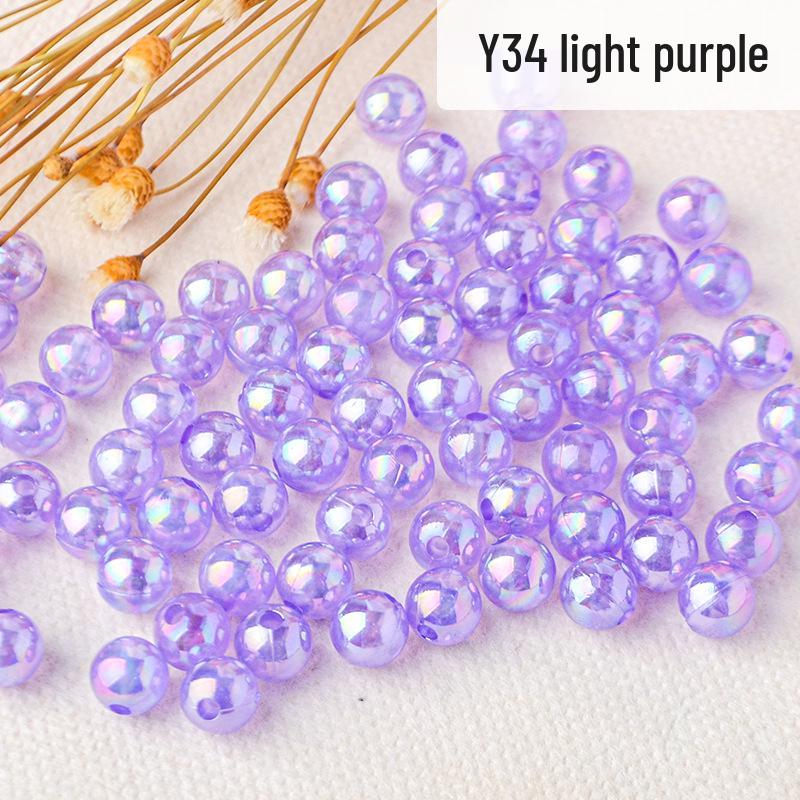 Transparent AB Color Acrylic Rice Beads for DIY Bracelets & Necklaces