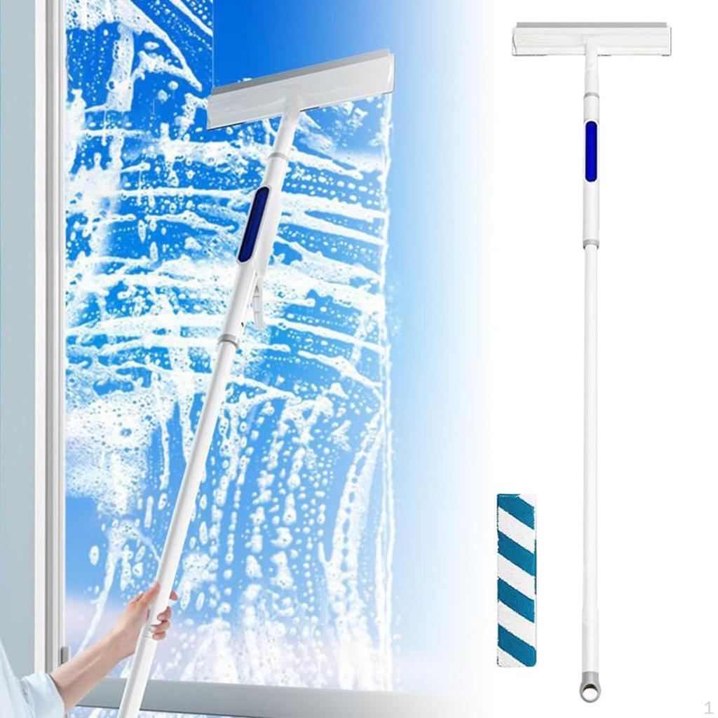 Window Cleaner Glass Wiper with Hook for Home And Outdoor Use