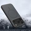 iPhone 17 Pro Max Frosted Magnetic Color Block Air Drop-Proof Case