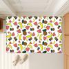 Cartoon Fruit Pattern Hallway Carpet Non-Slip Laundry Room Mat Laundry Decor Balcony Child Living Room Toilet Rug